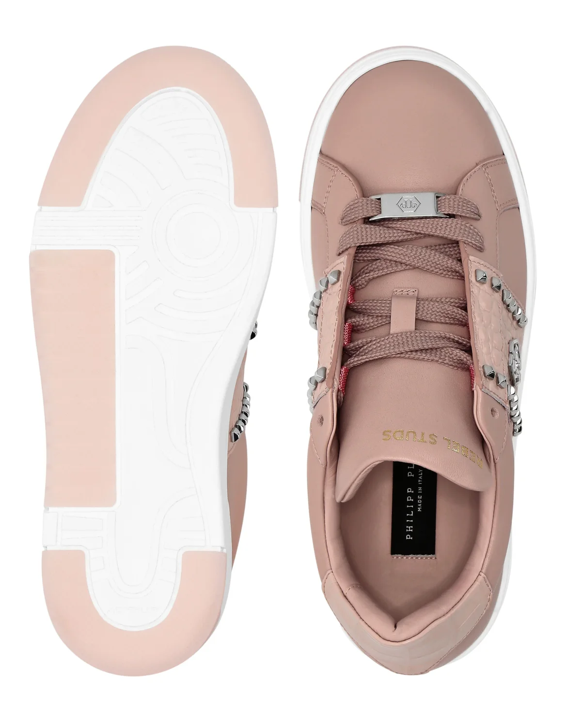 Low Top Sneakers Rebel Studs, цвет: Розовый