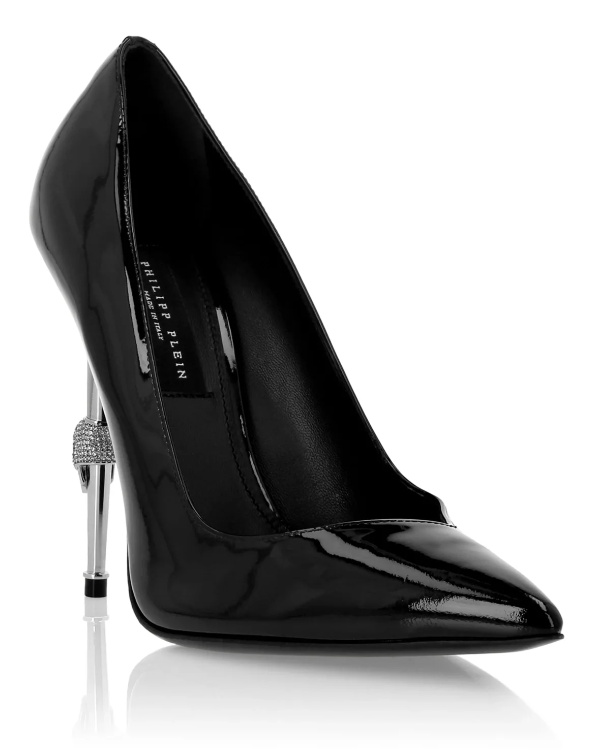 Asymmetric Decolette High Heels 12, цвет: Черный