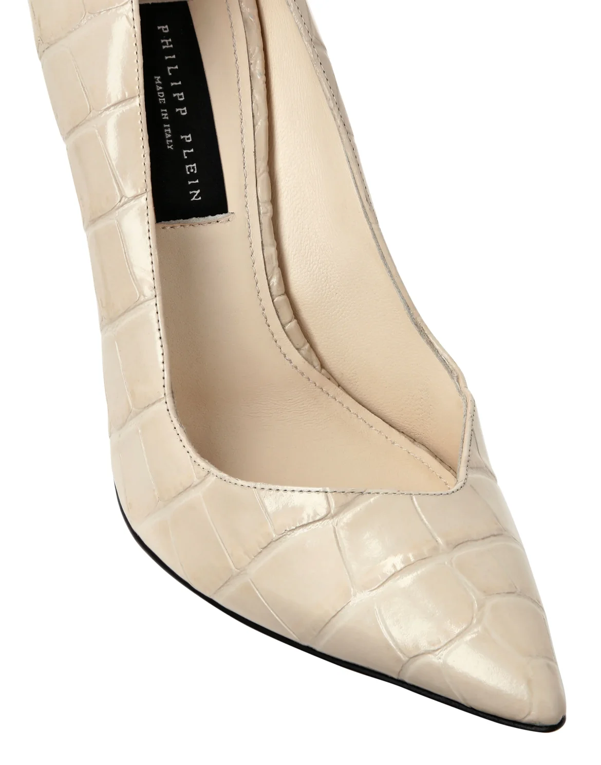 Asymmetric Decolette High Heels 12 Cocco, цвет: Бежевый