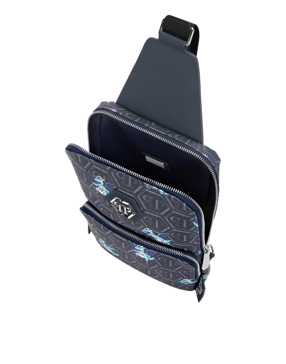 Crossbody Bag Dragons Monogram, цвет: Синий