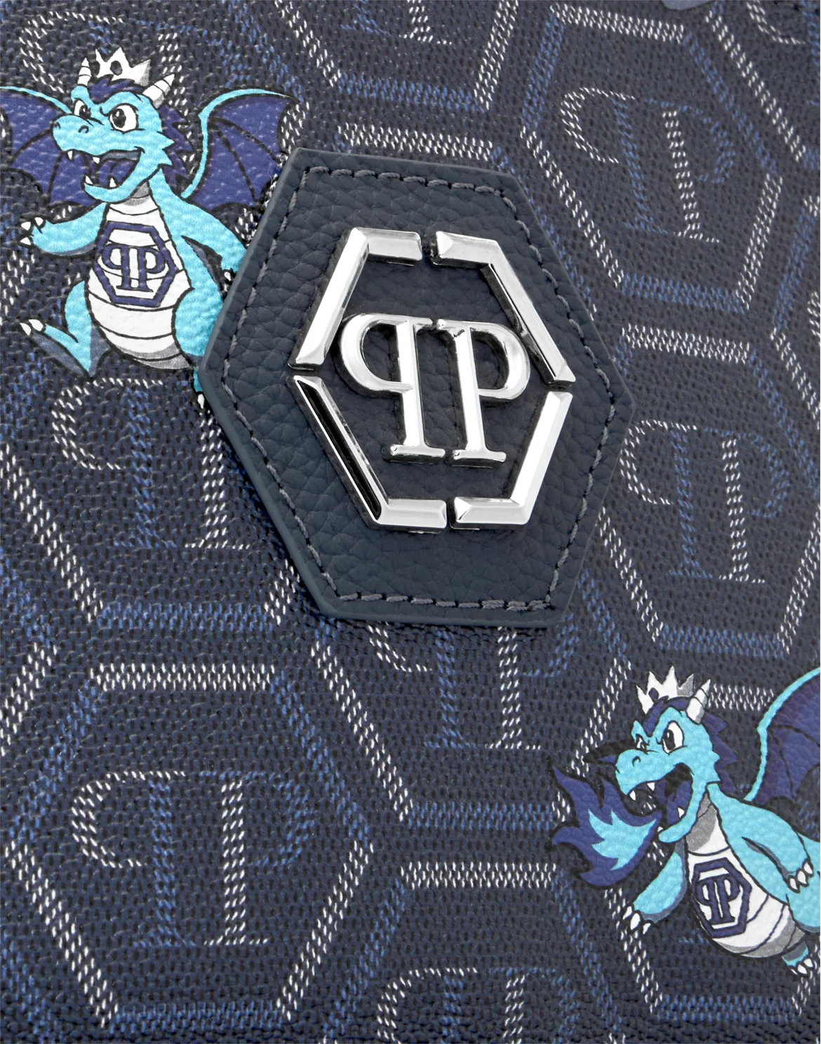 Crossbody Bag Dragons Monogram, цвет: Синий
