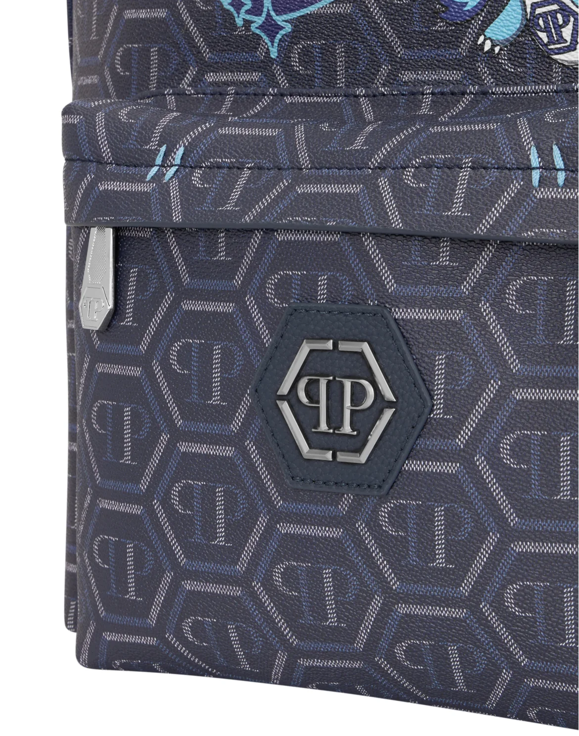 Backpack Space Dragons Monogram, цвет: Синий