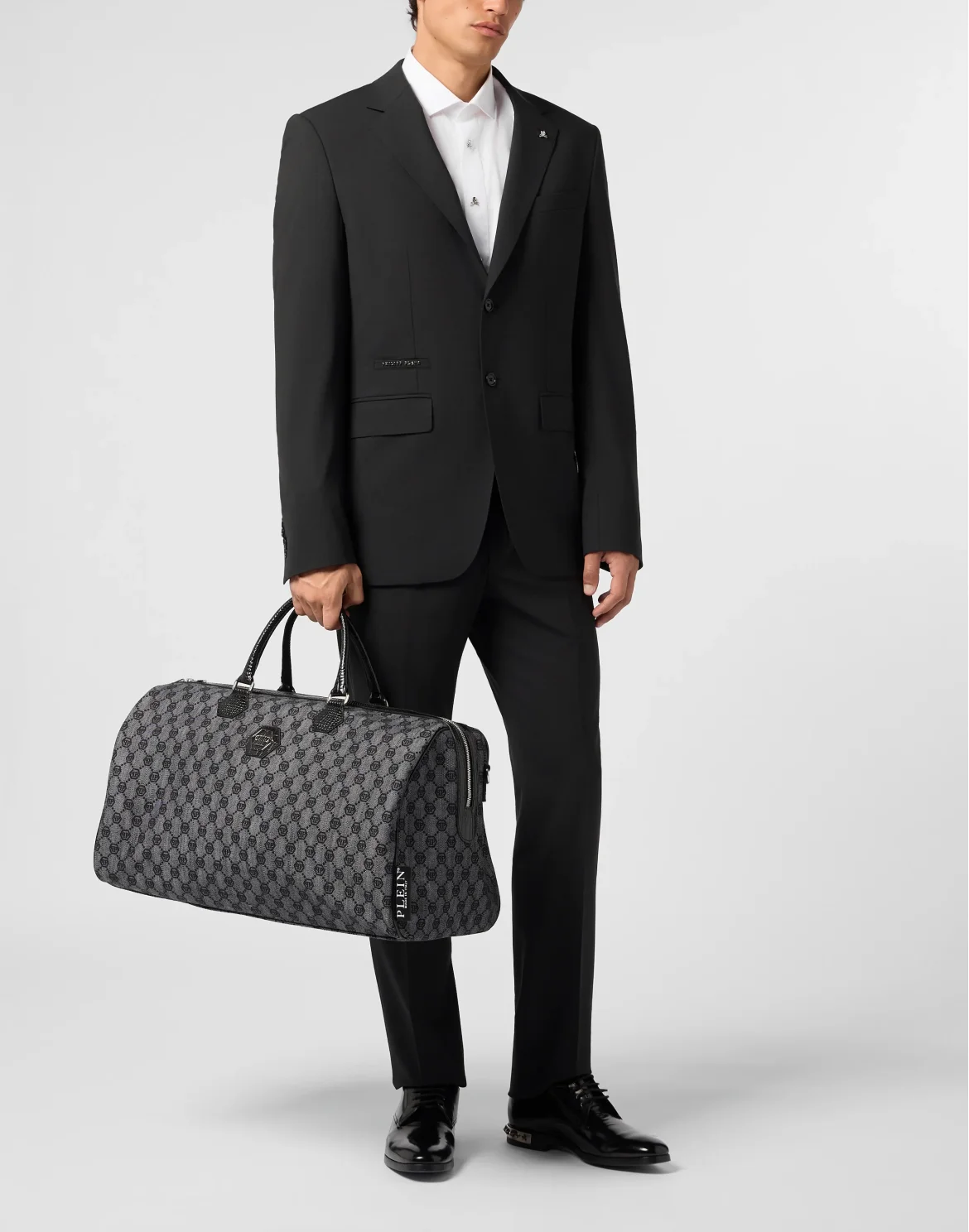 Denim Weekend Bag Jacquard Monogram, цвет: Черный