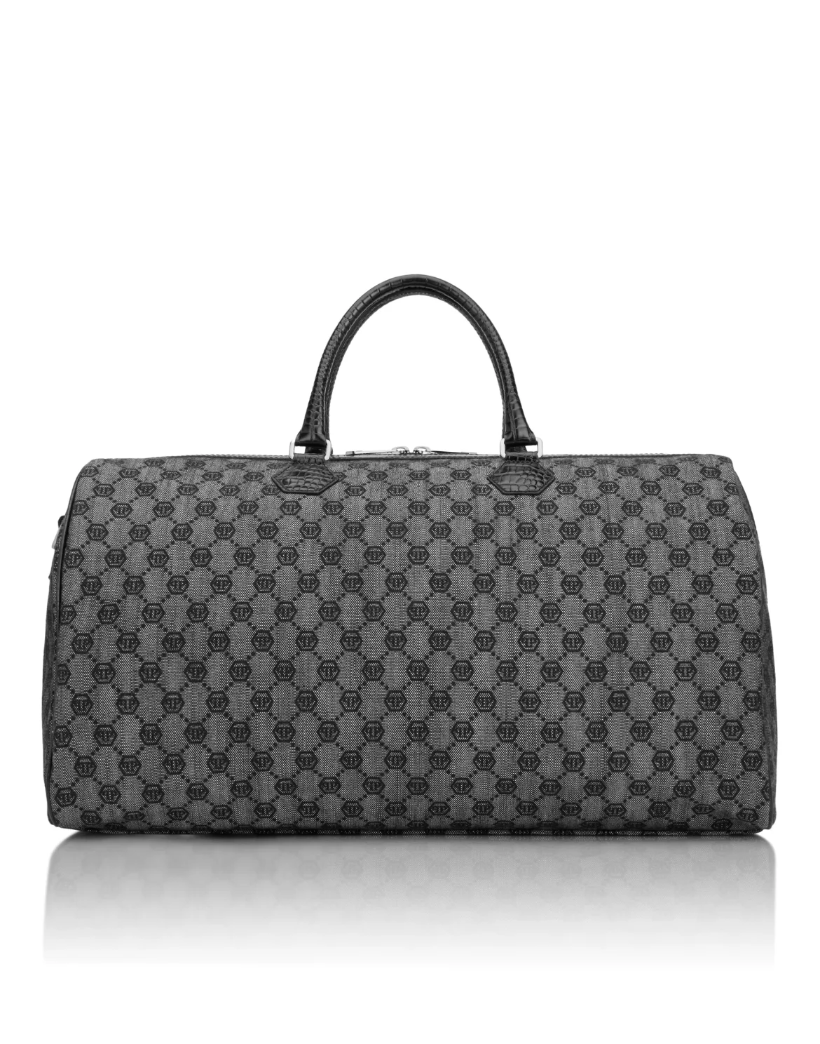 Denim Weekend Bag Jacquard Monogram, цвет: Черный