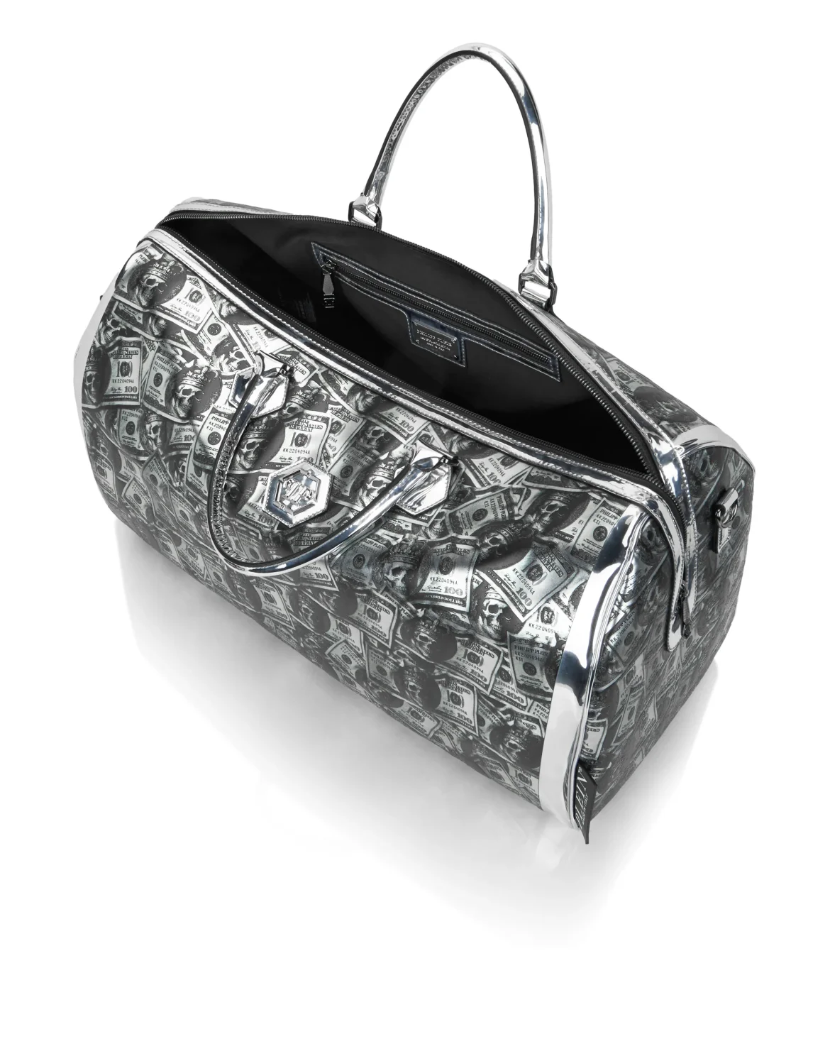 Mirror Weekend Bag 3D Dollar, цвет: Серебристый