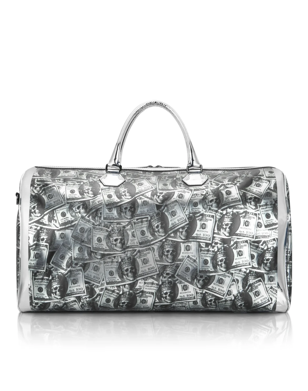 Mirror Weekend Bag 3D Dollar, цвет: Серебристый