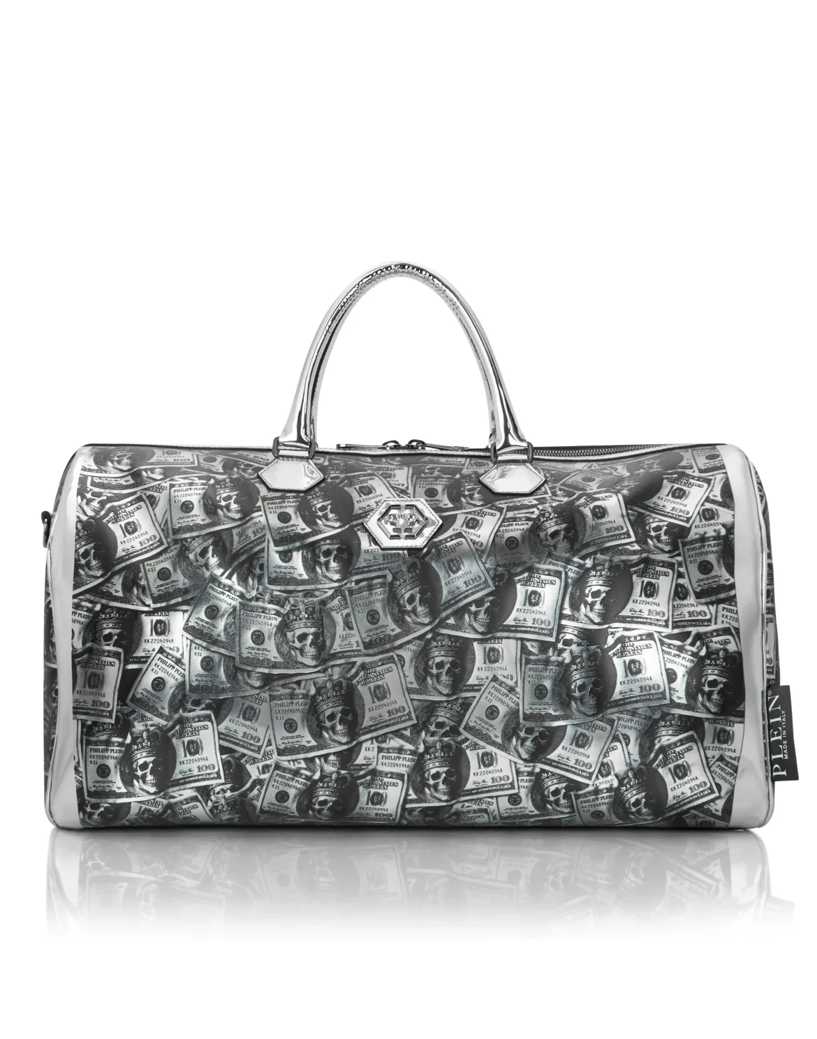 Mirror Weekend Bag 3D Dollar, цвет: Серебристый