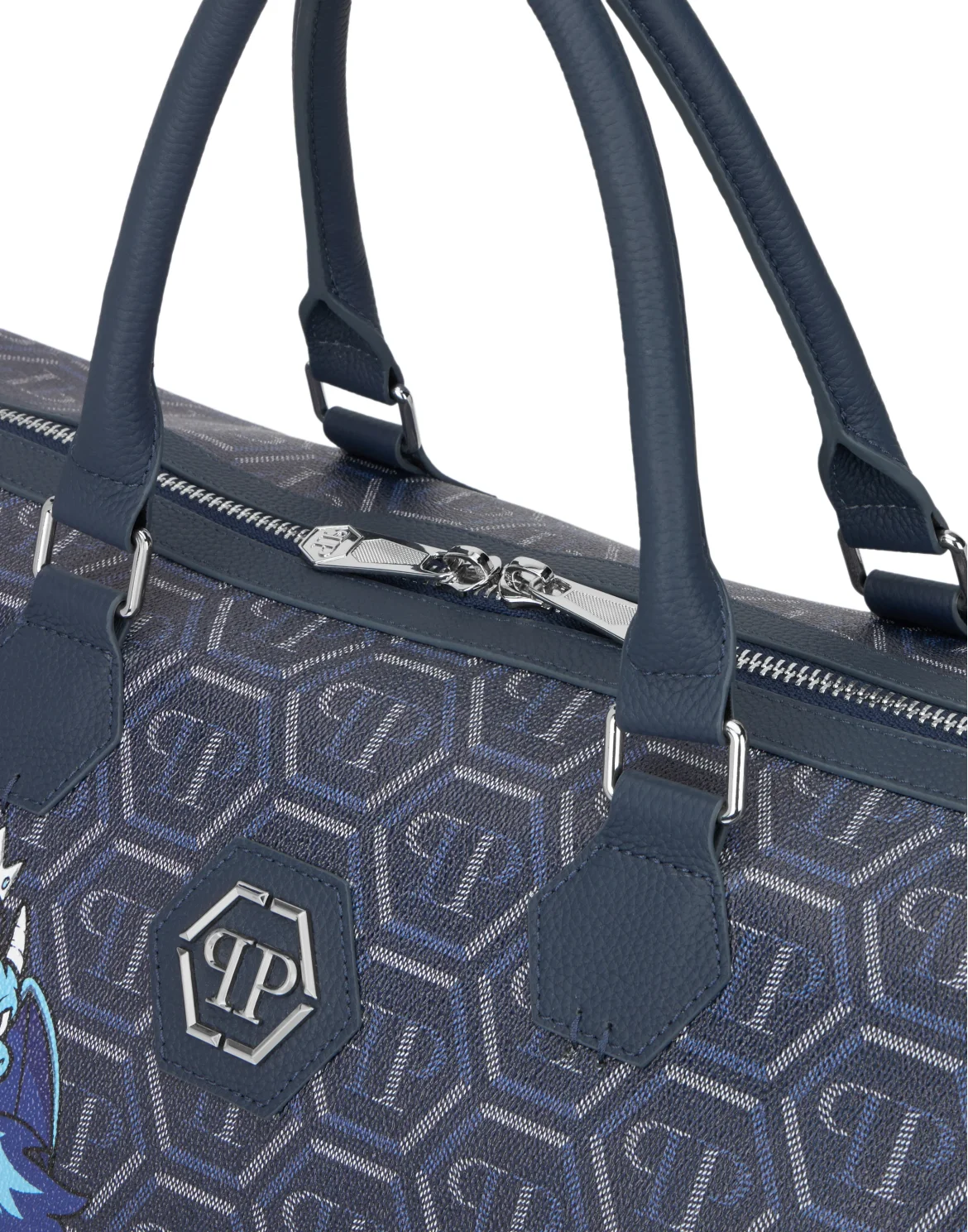 Travel Bag Space Dragons Monogram, цвет: Синий