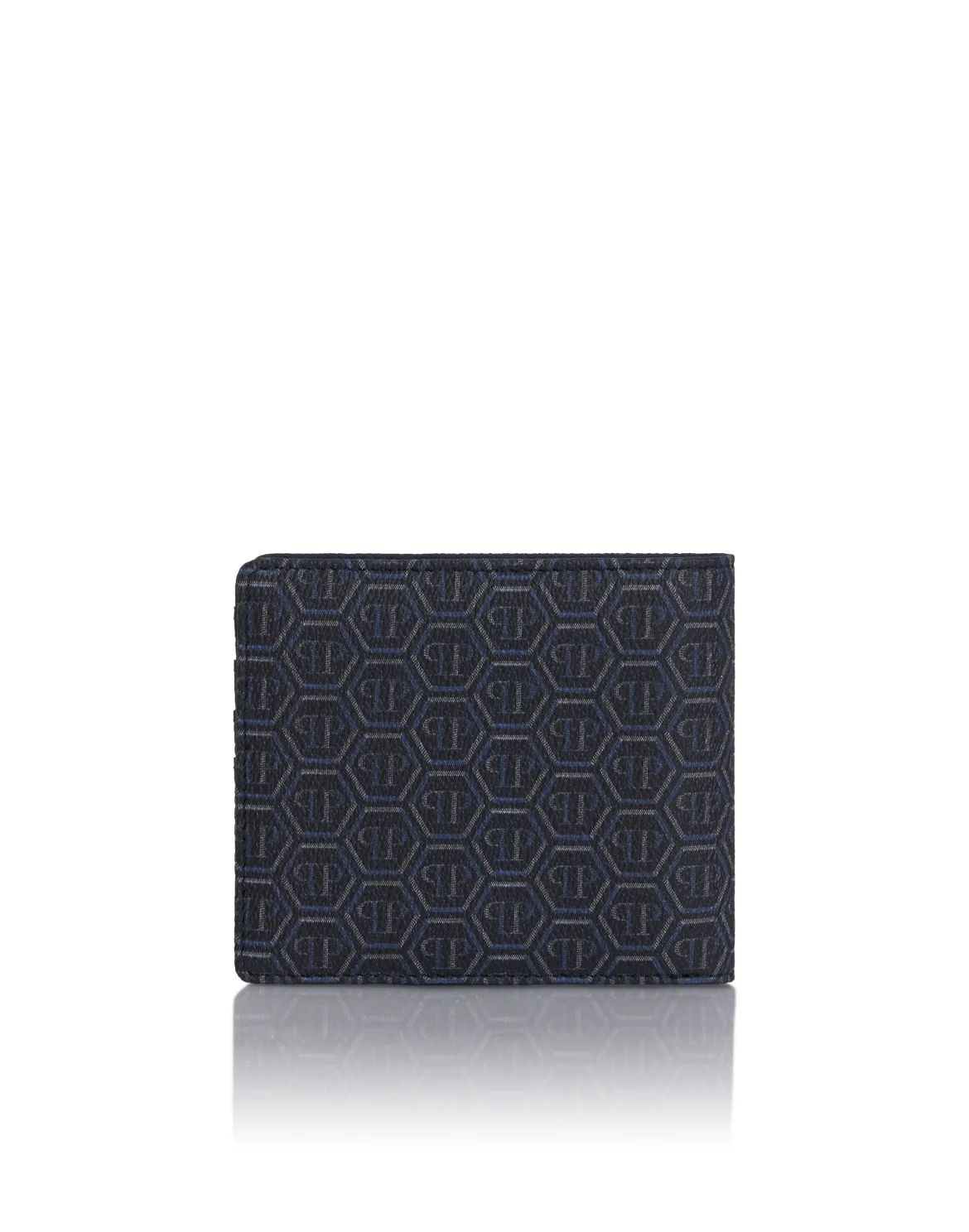 French Wallet Dragons Monogram, цвет: Синий