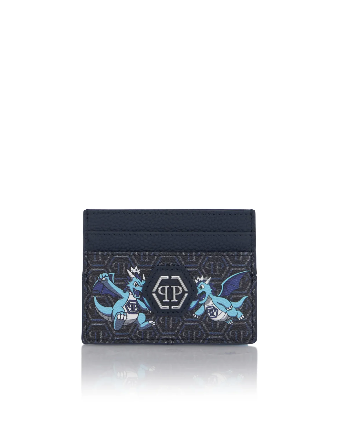 Card Holder Dragons Monogram, цвет: Синий