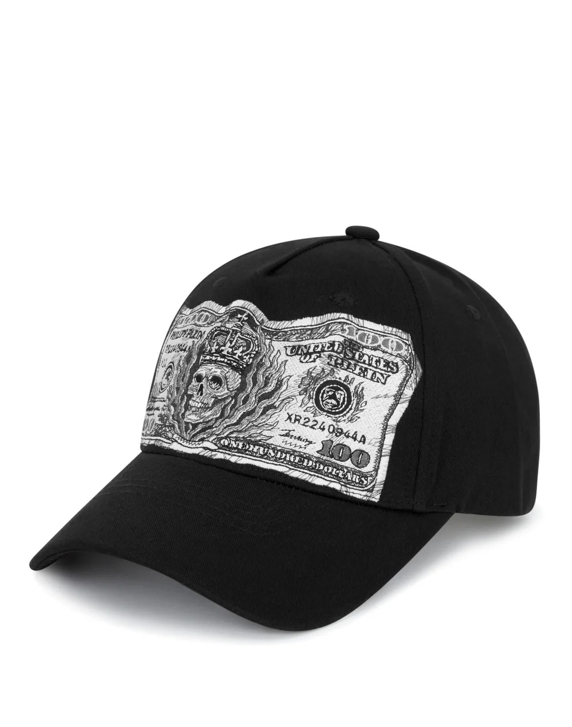 Baseball Cap Plein Dollar, цвет: Черный