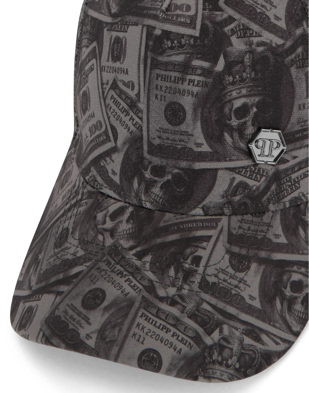 Baseball Cap All-Over Plein Dollar, цвет: Черный