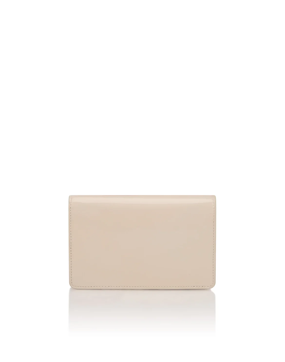 Patent Leather Shoulder Bag Hexagon, цвет: Бежевый