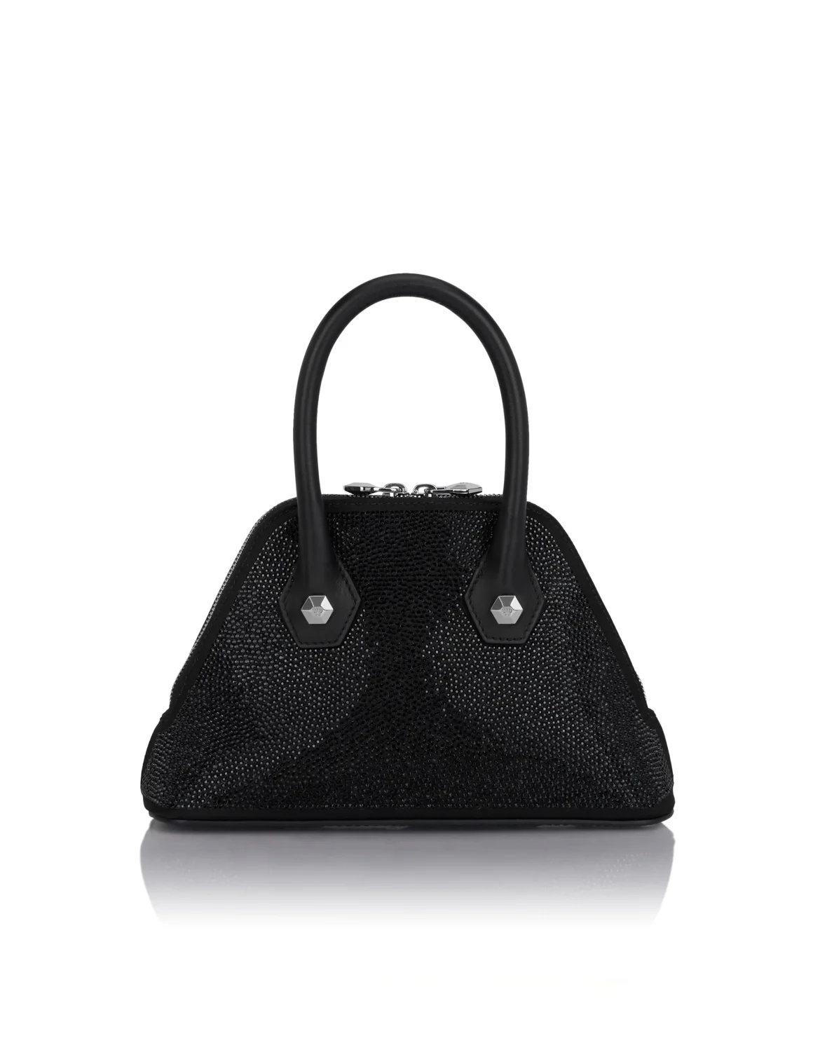 Satin Small Majestic Bag All-Over Strass, цвет: Черный