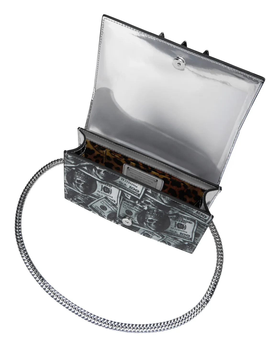 Middle Eagle Bag Mirror Dollar, цвет: Серебристый