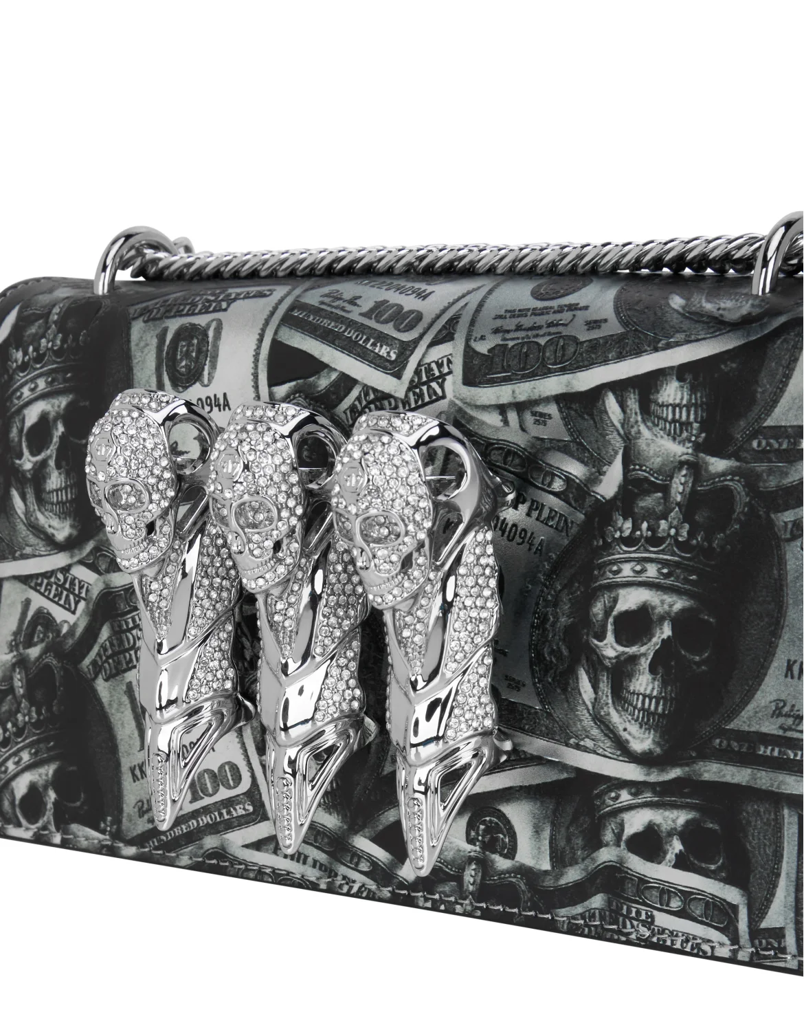 Middle Eagle Bag Mirror Dollar, цвет: Серебристый