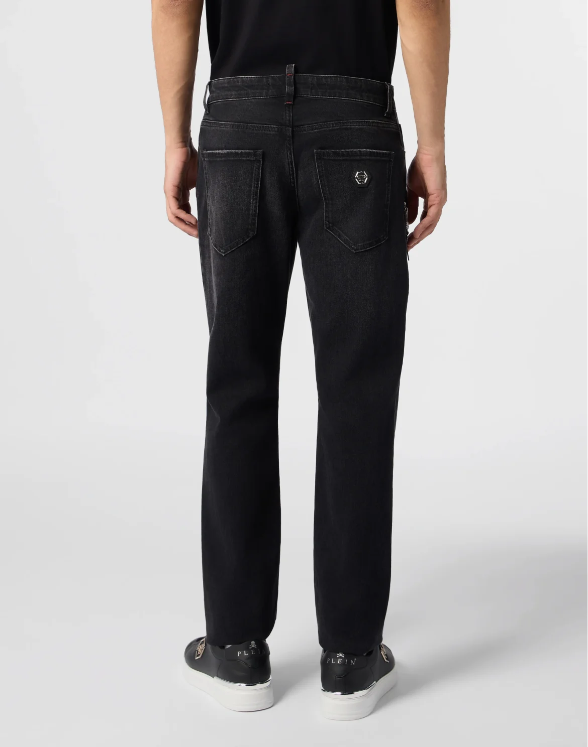 Rockstar Fit Jeans Mirror Strass, цвет: Черный