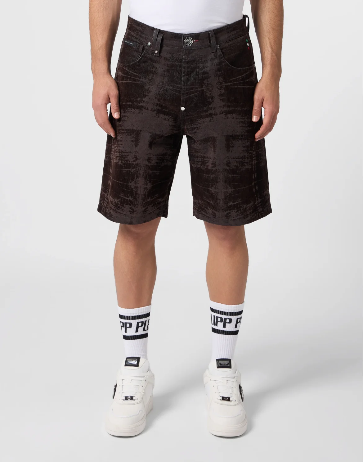 Formentera Fit Shorts Flock Tie-Dye, цвет: Черный