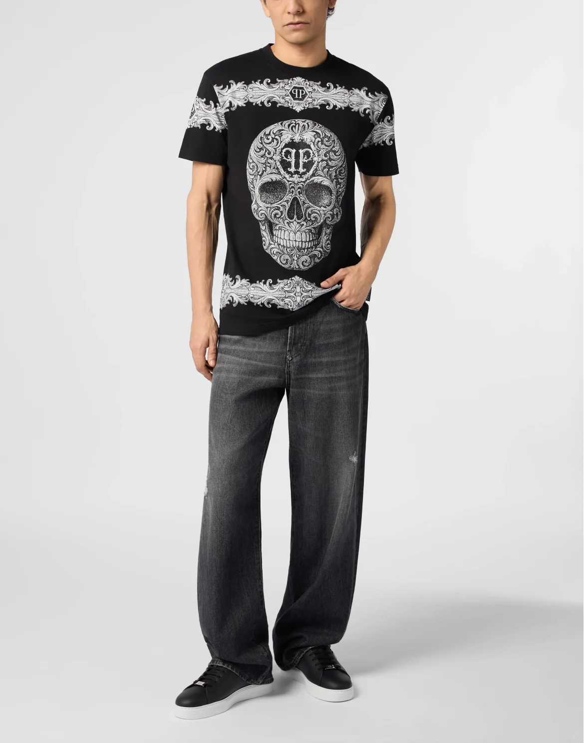 Loose Wide Fit Jeans Basic, цвет: Черный