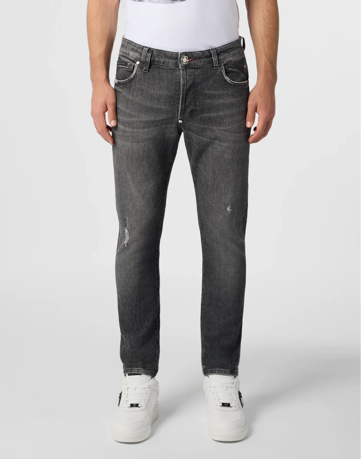 Skinny Fit Jeans Basic, цвет: Черный