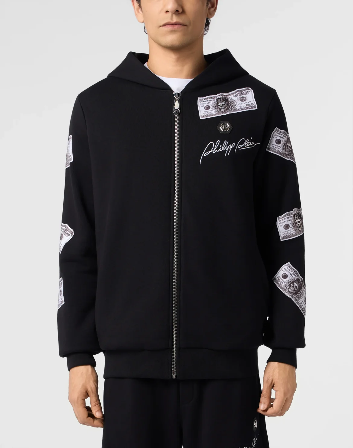 Zip Hoodie Dollar Stones, цвет: Черный