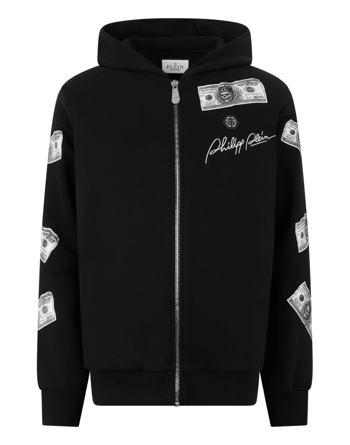 Zip Hoodie Dollar Stones, цвет: Черный