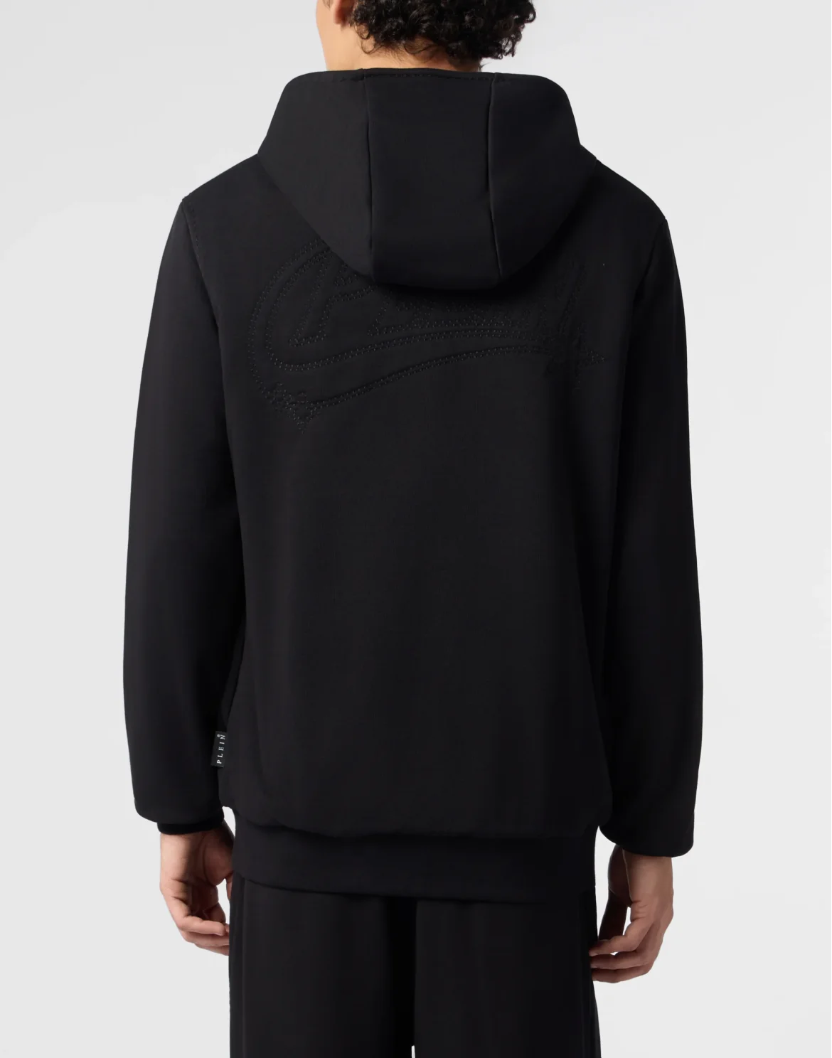 Zip Hoodie Stitching Logo, цвет: Черный