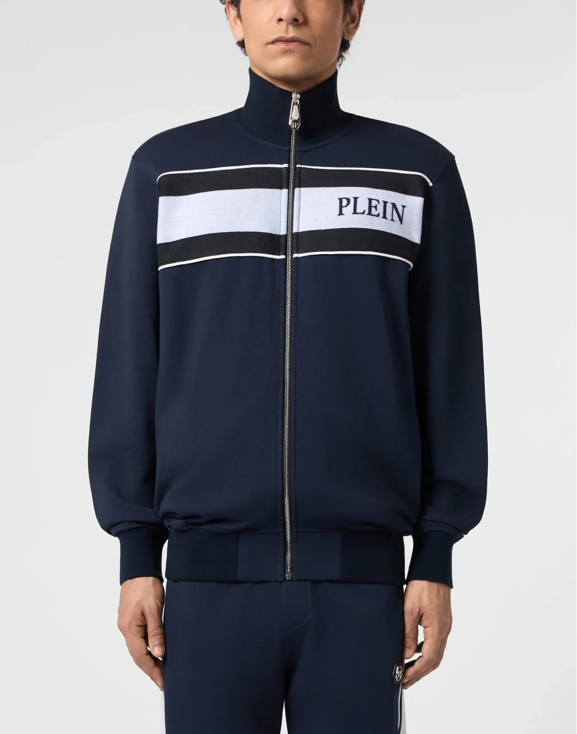 Tracksuit Jacket Logo Stripe, цвет: Синий