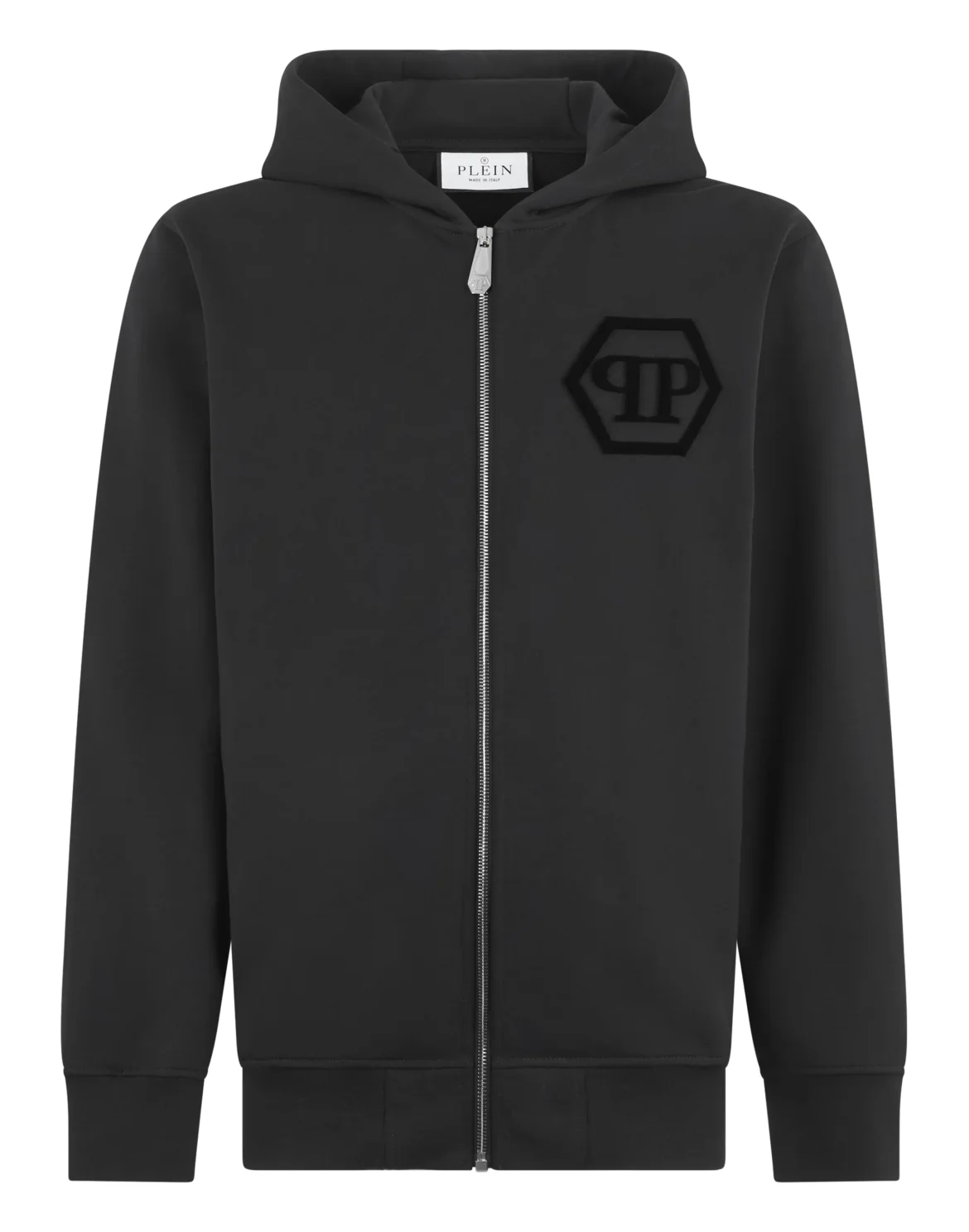 Zip Hoodie Hexagon, цвет: Черный