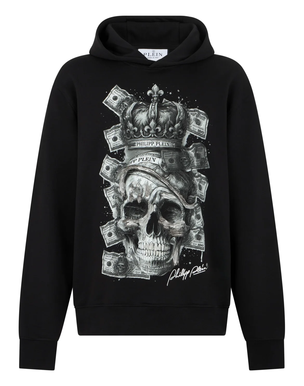 Hoodie Skull Dollar, цвет: Черный