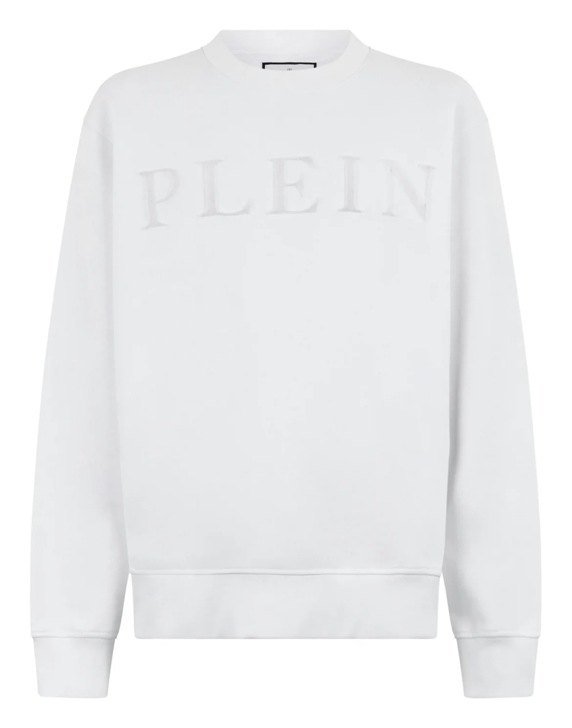 Round Neck Sweatshirt Logo, цвет: Белый