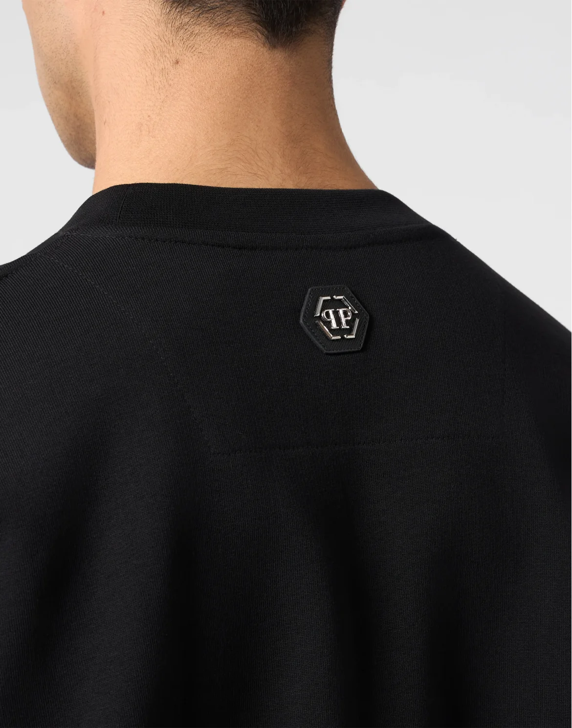 Round Neck Sweatshirt Logo, цвет: Черный