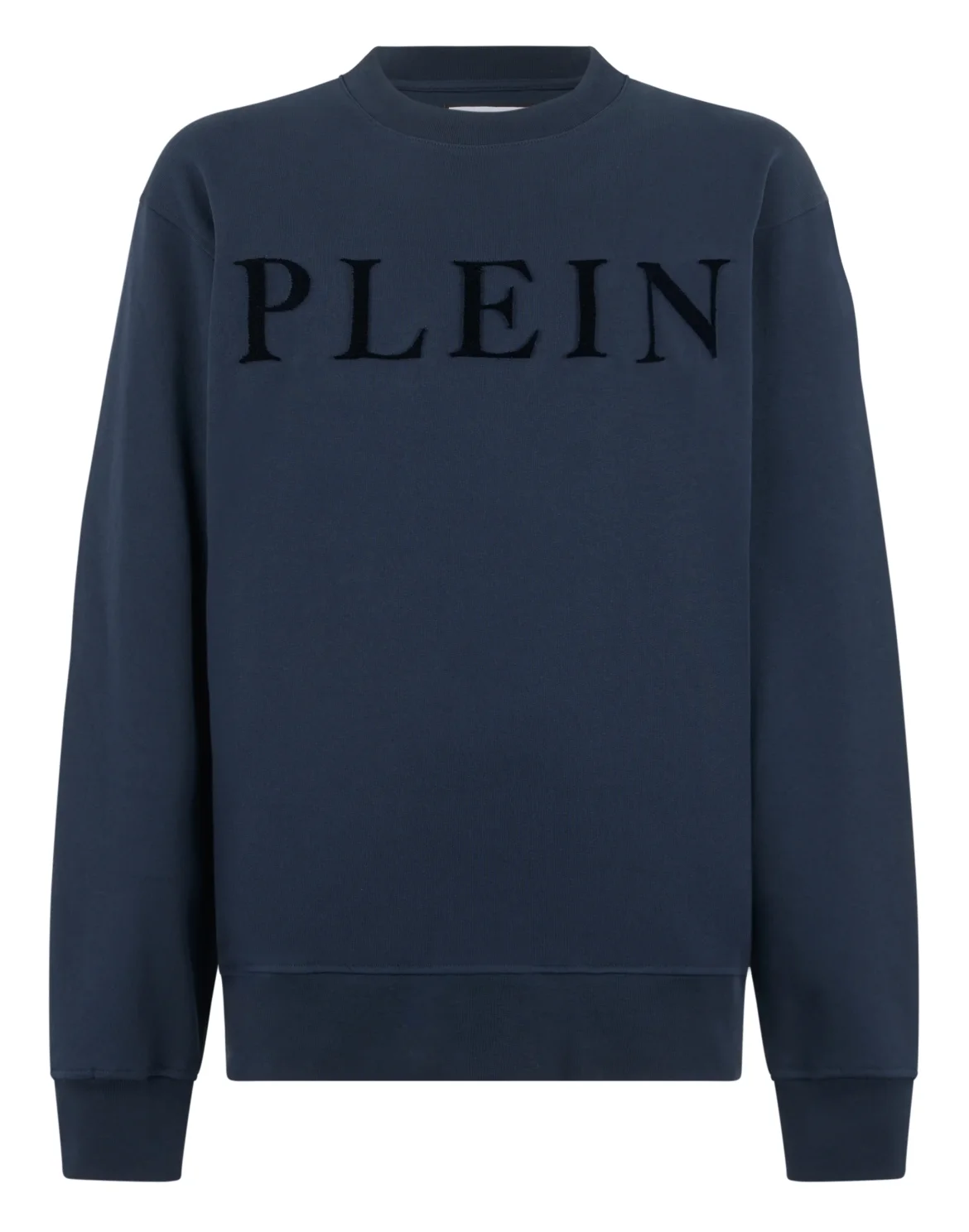 Round Neck Sweatshirt Logo, цвет: Синий