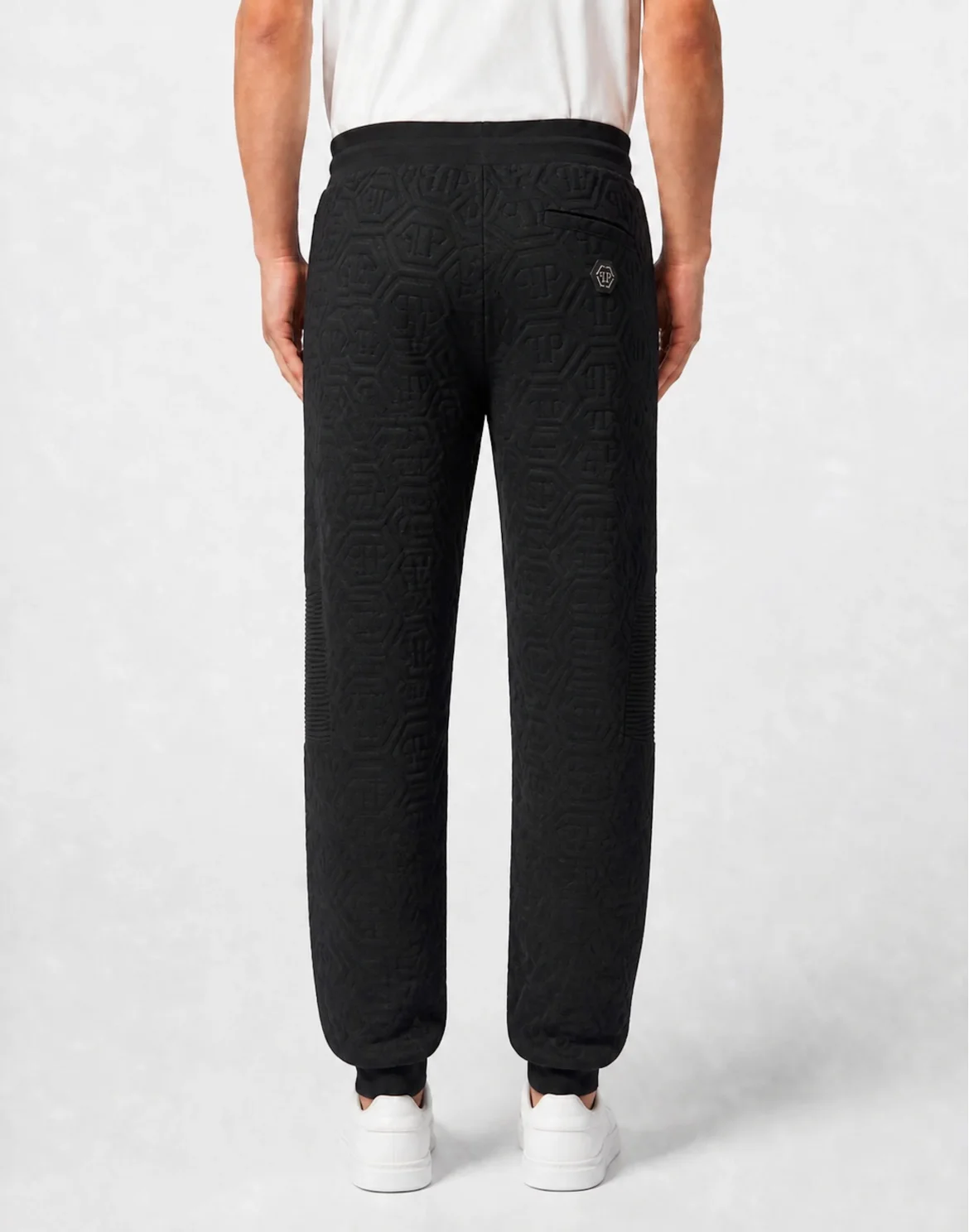 Padded Biker Joggers Monogram, цвет: Черный