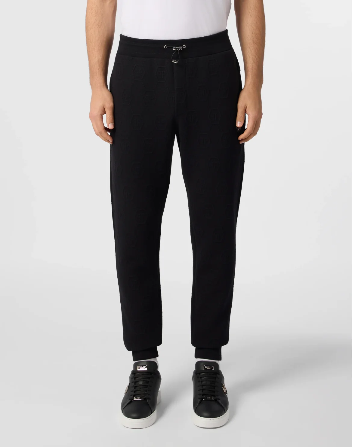 Jogging Pants Jacquard Monogram, цвет: Черный