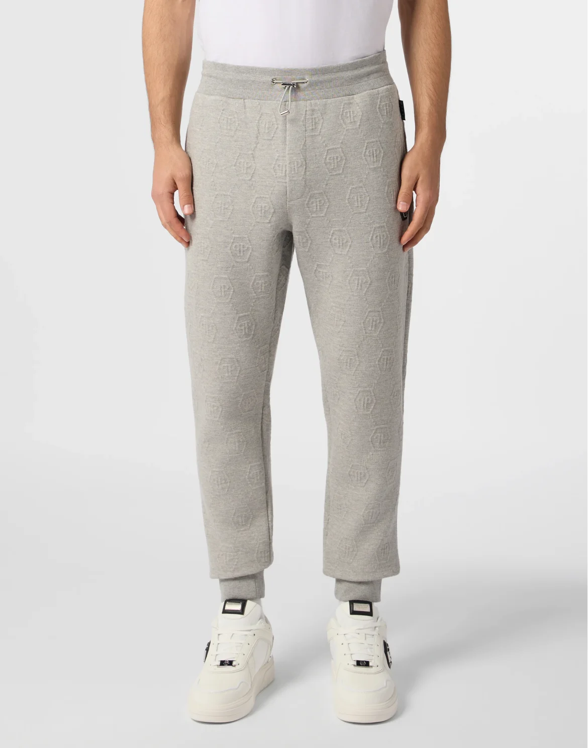 Jogging Pants Jacquard Monogram, цвет: Серый