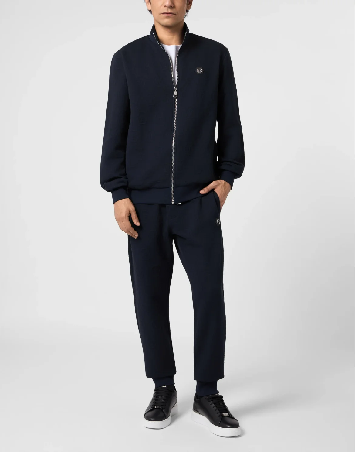 Jogging Pants Jacquard Monogram, цвет: Синий