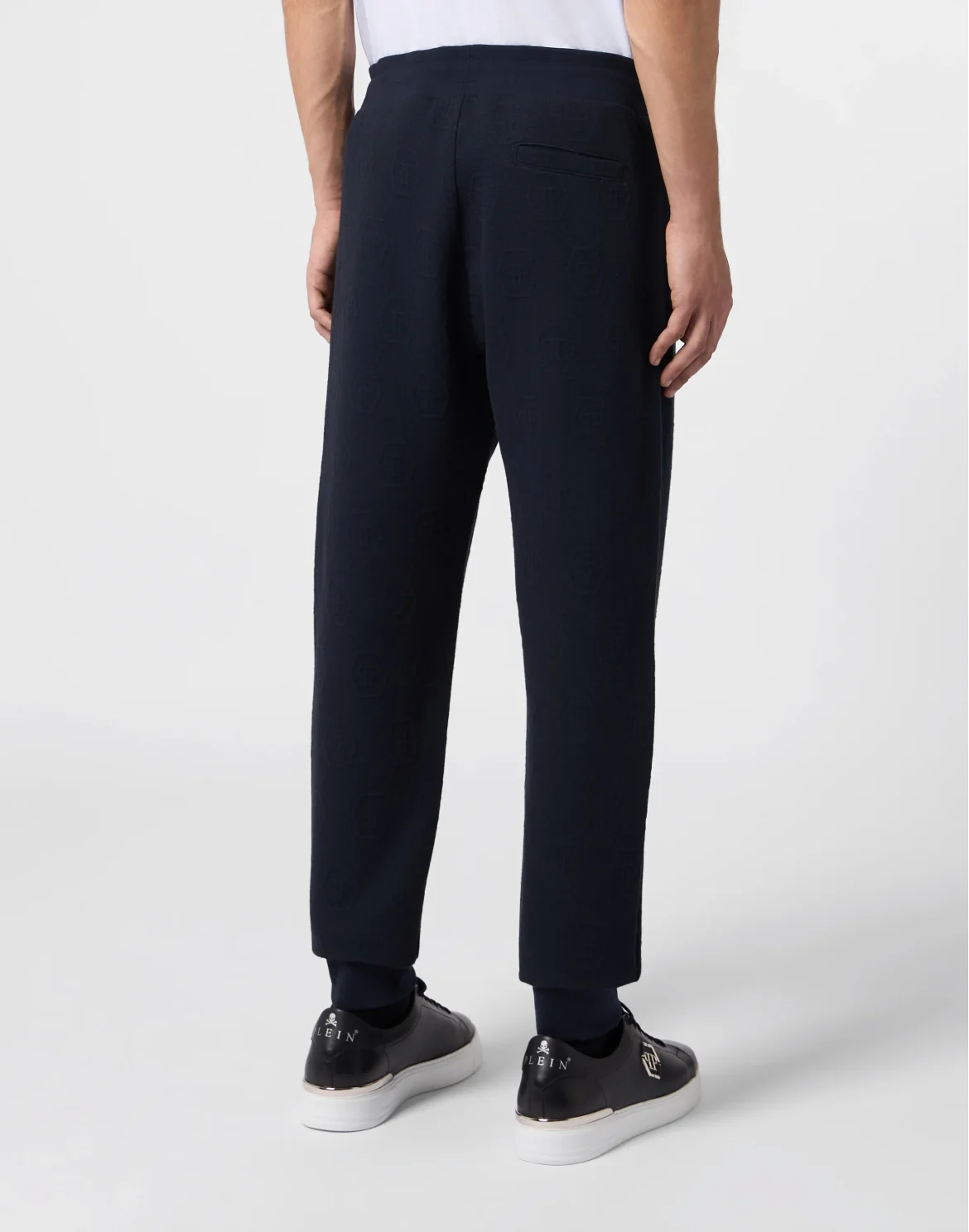 Jogging Pants Jacquard Monogram, цвет: Синий