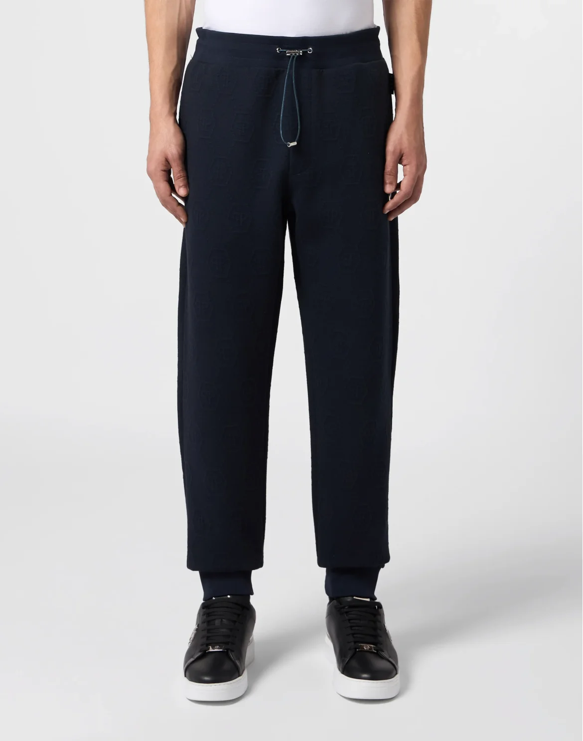Jogging Pants Jacquard Monogram, цвет: Синий