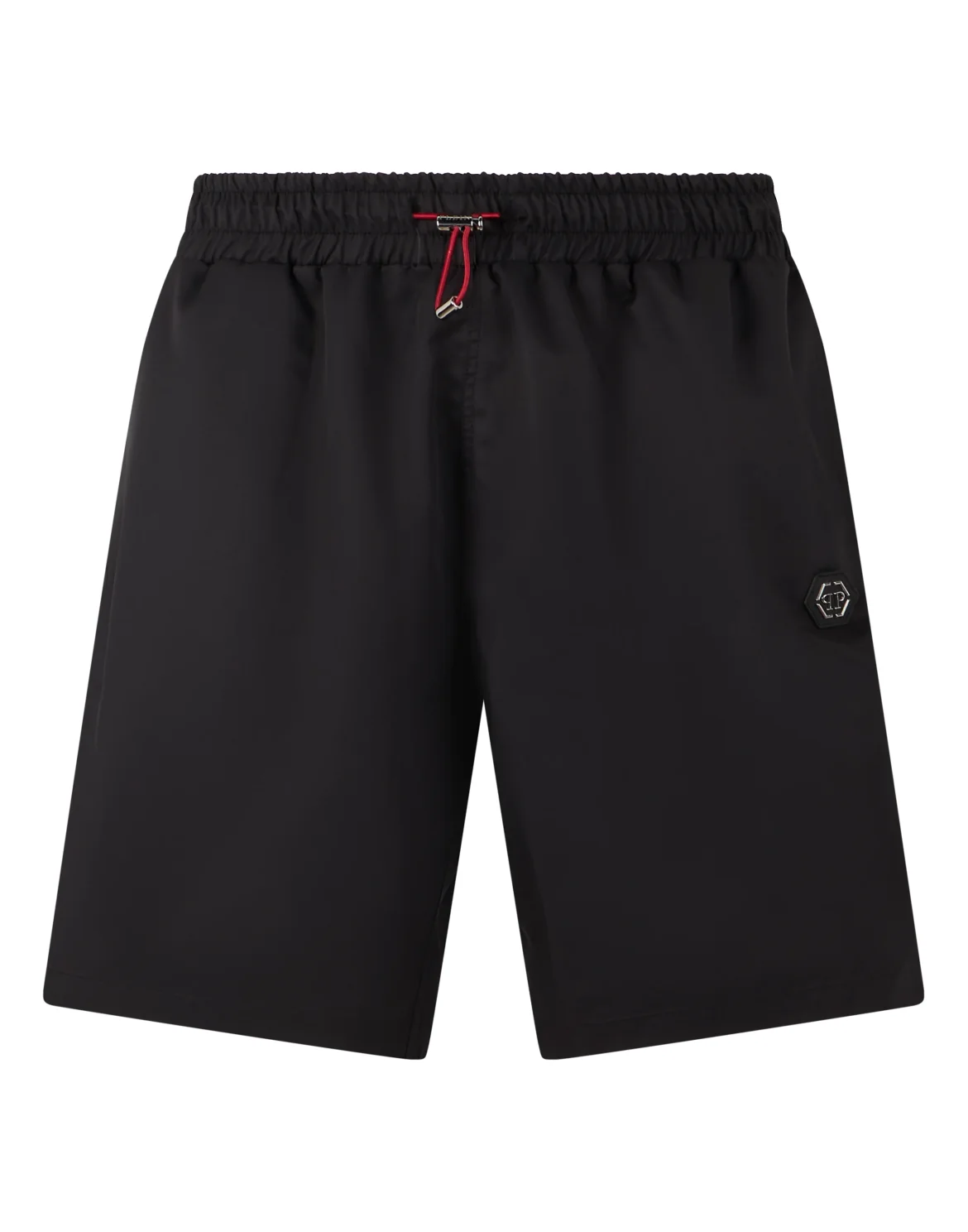 Nylon Shorts Logo Stripe, цвет: Черный