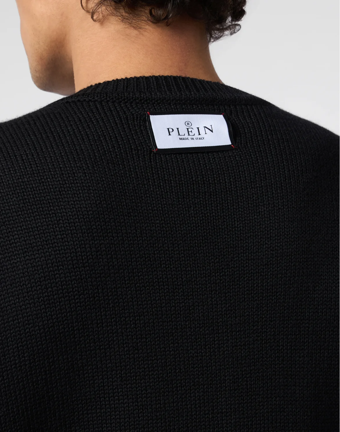 Round Neck Pullover Plein Dollar, цвет: Черный