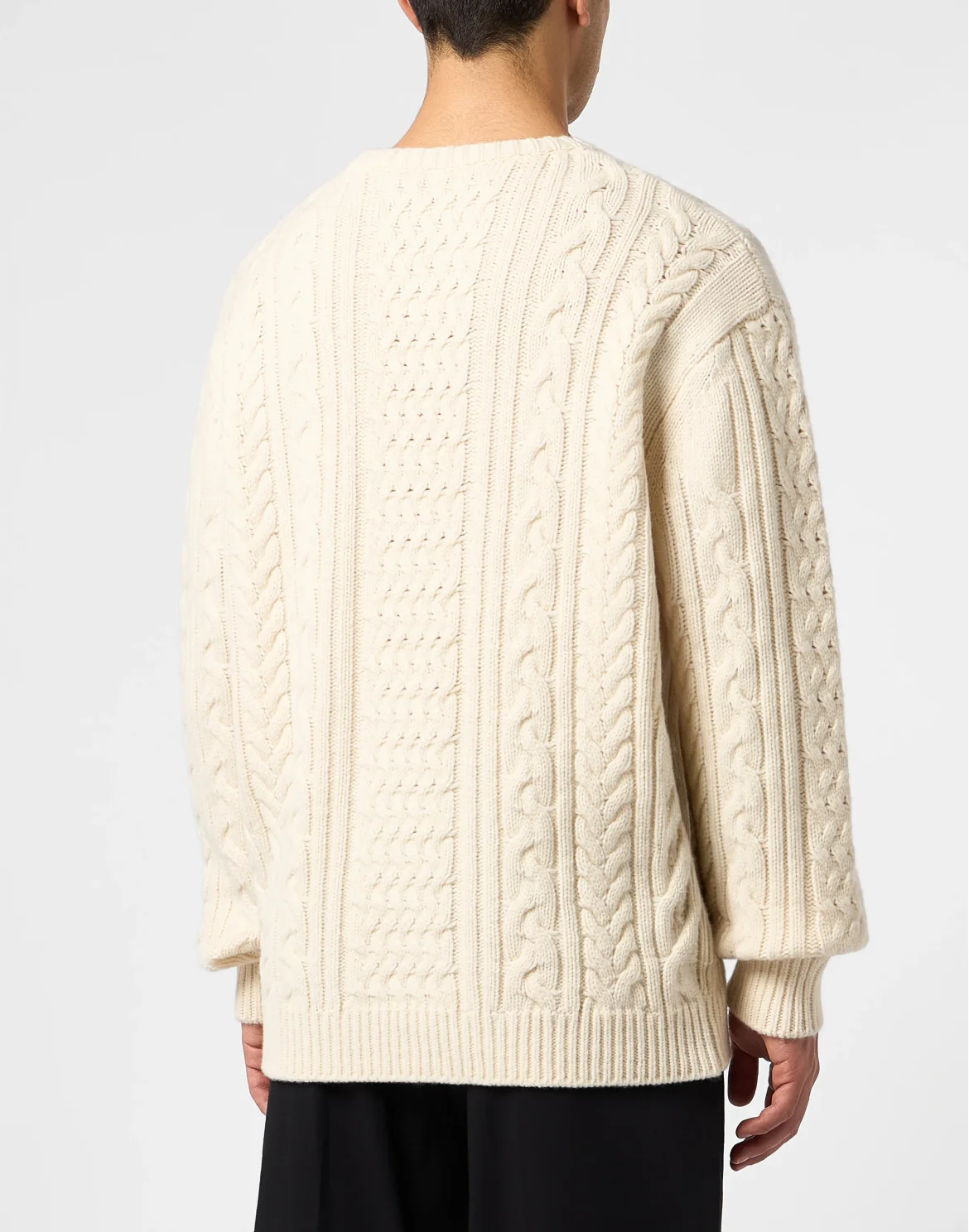 Wool Roundneck Pullover Plein Star, цвет: Бежевый