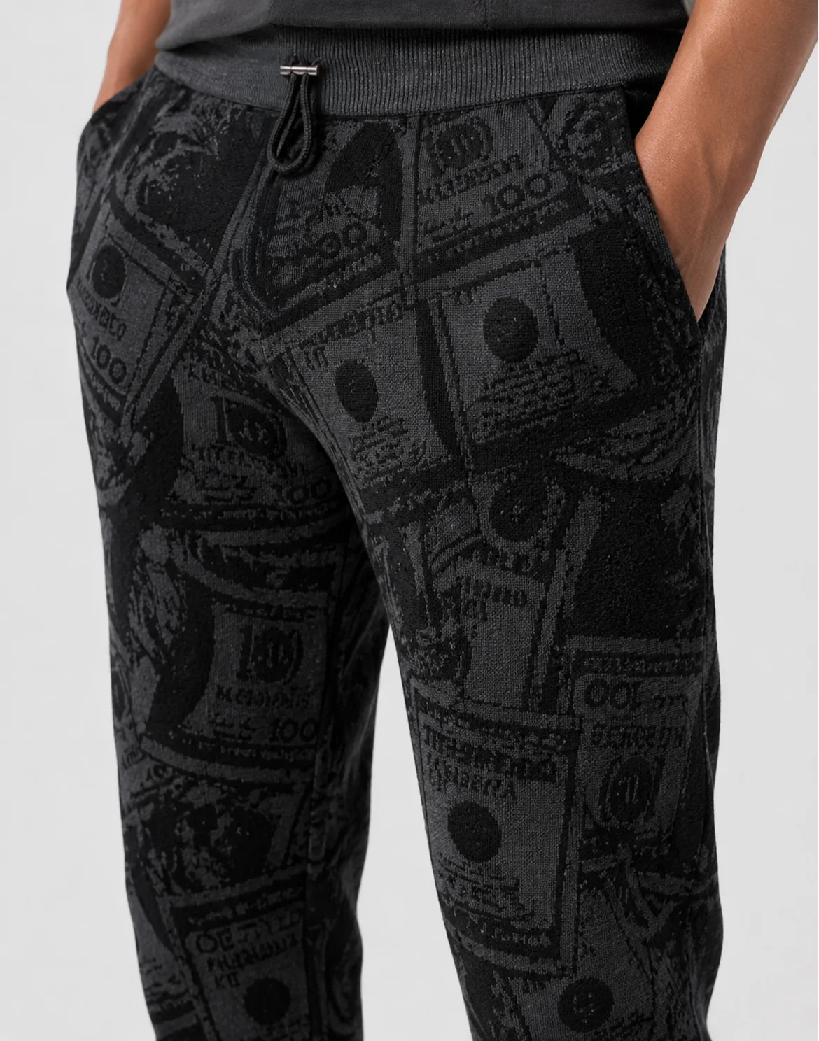 Knit Joggers All-Over Dollar, цвет: Черный