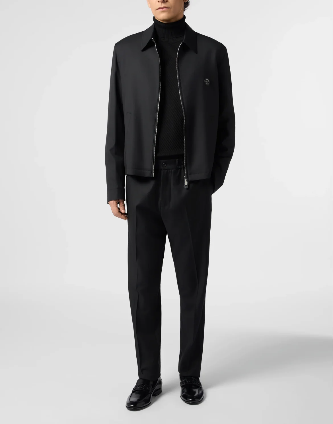Zipped Blouson, цвет: Черный
