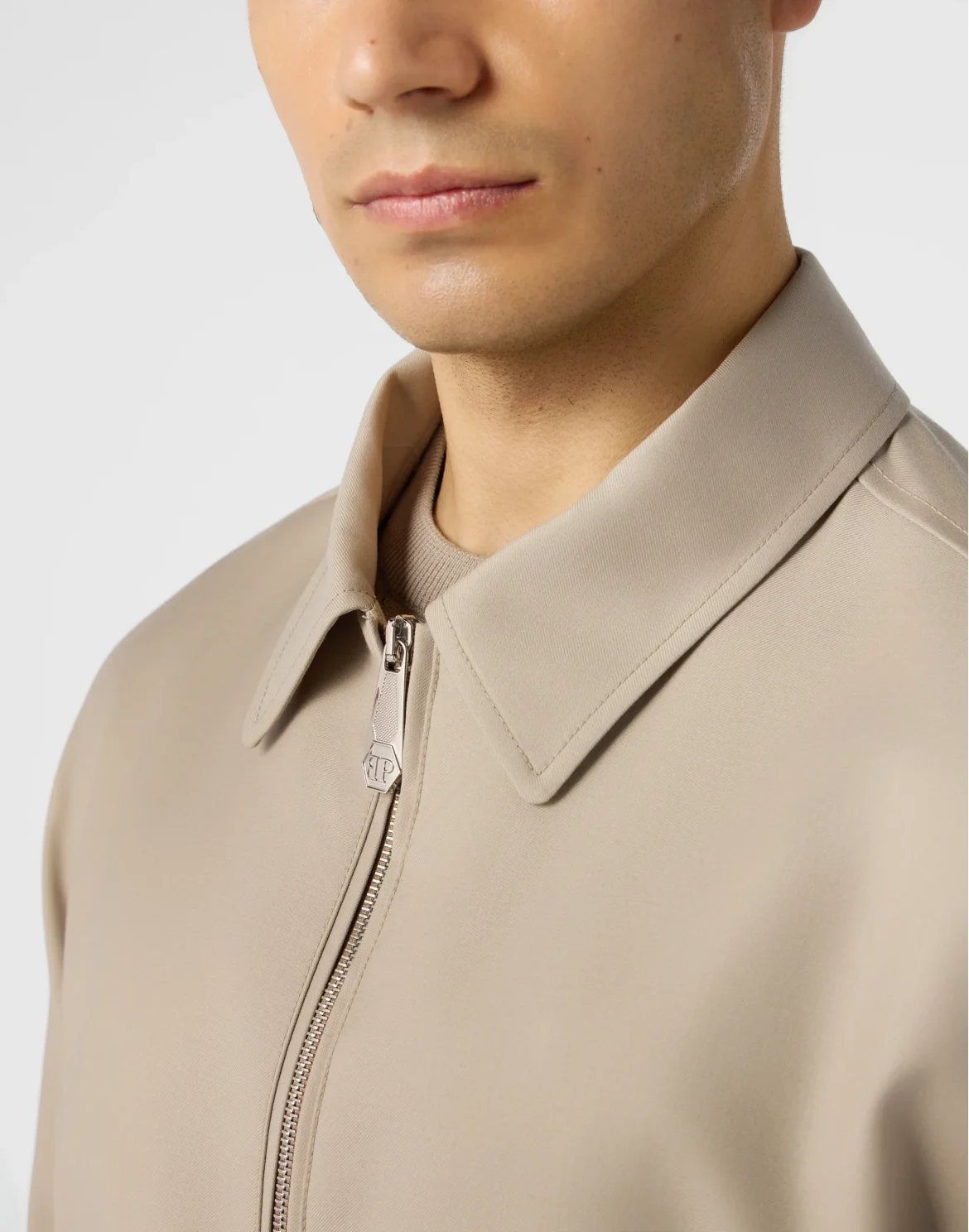 Zipped Blouson, цвет: Бежевый