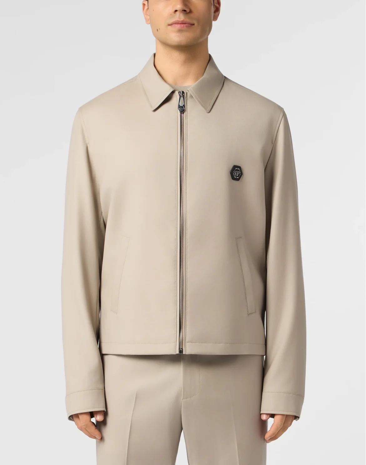 Zipped Blouson, цвет: Бежевый