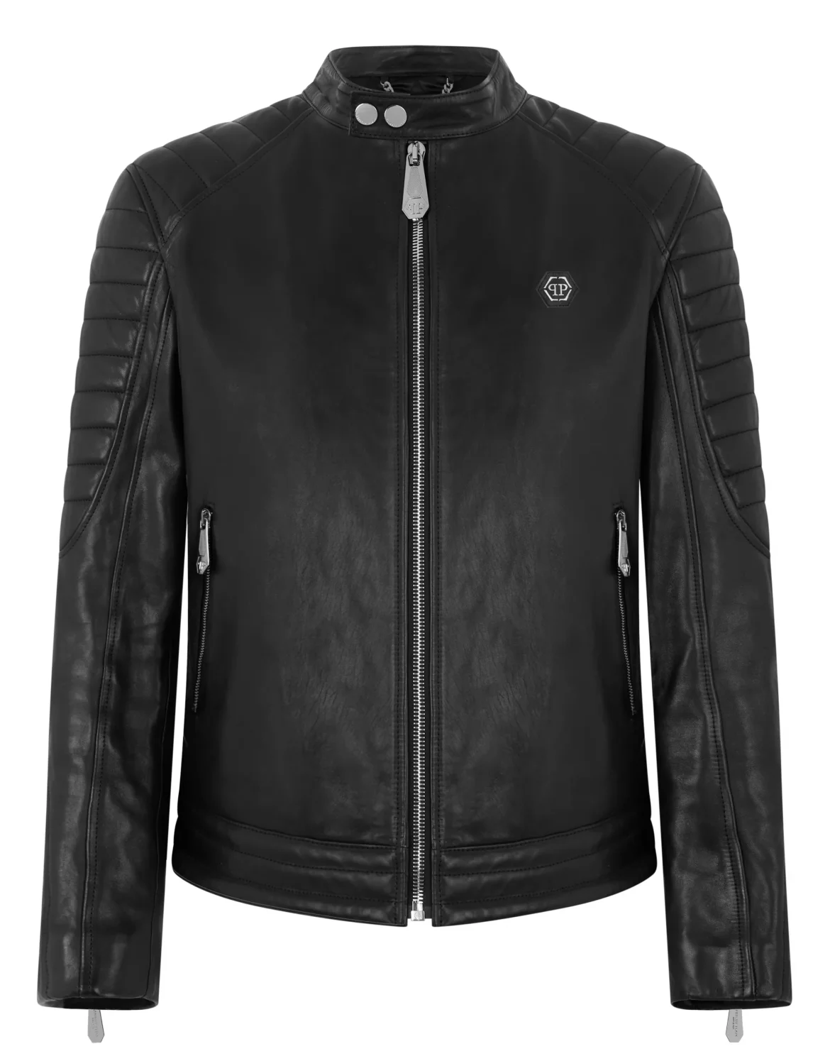 Padded Moto Jacket, цвет: Черный
