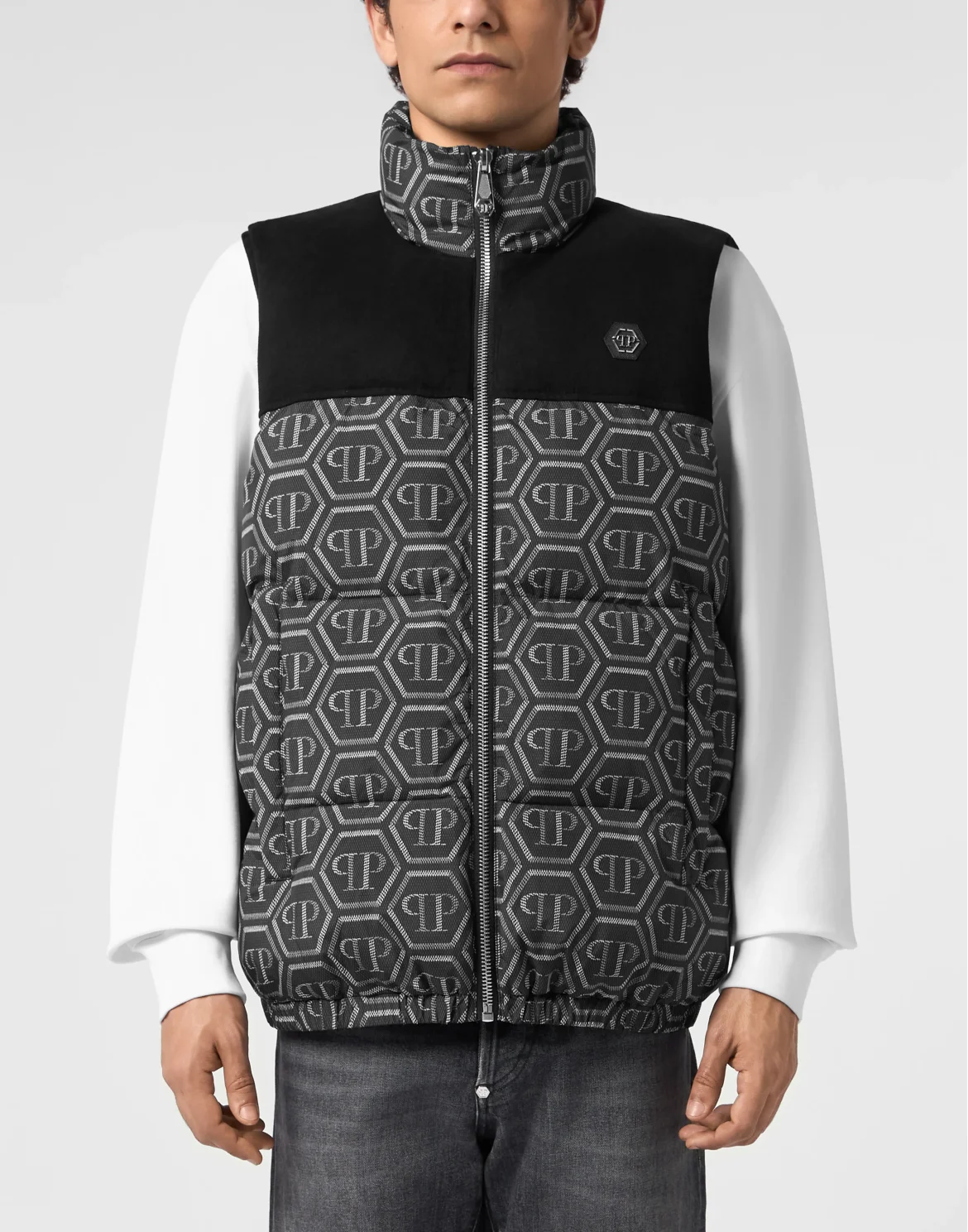 Nylon Vest Monogram, цвет: Черный