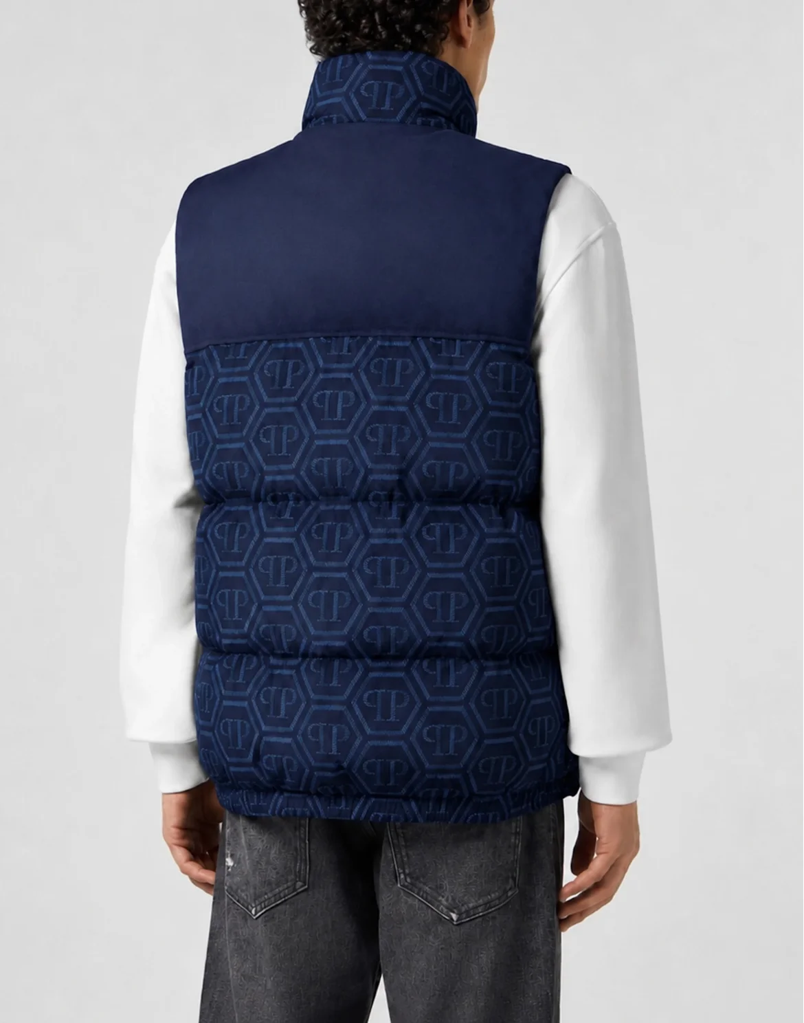 Nylon Vest Monogram, цвет: Синий