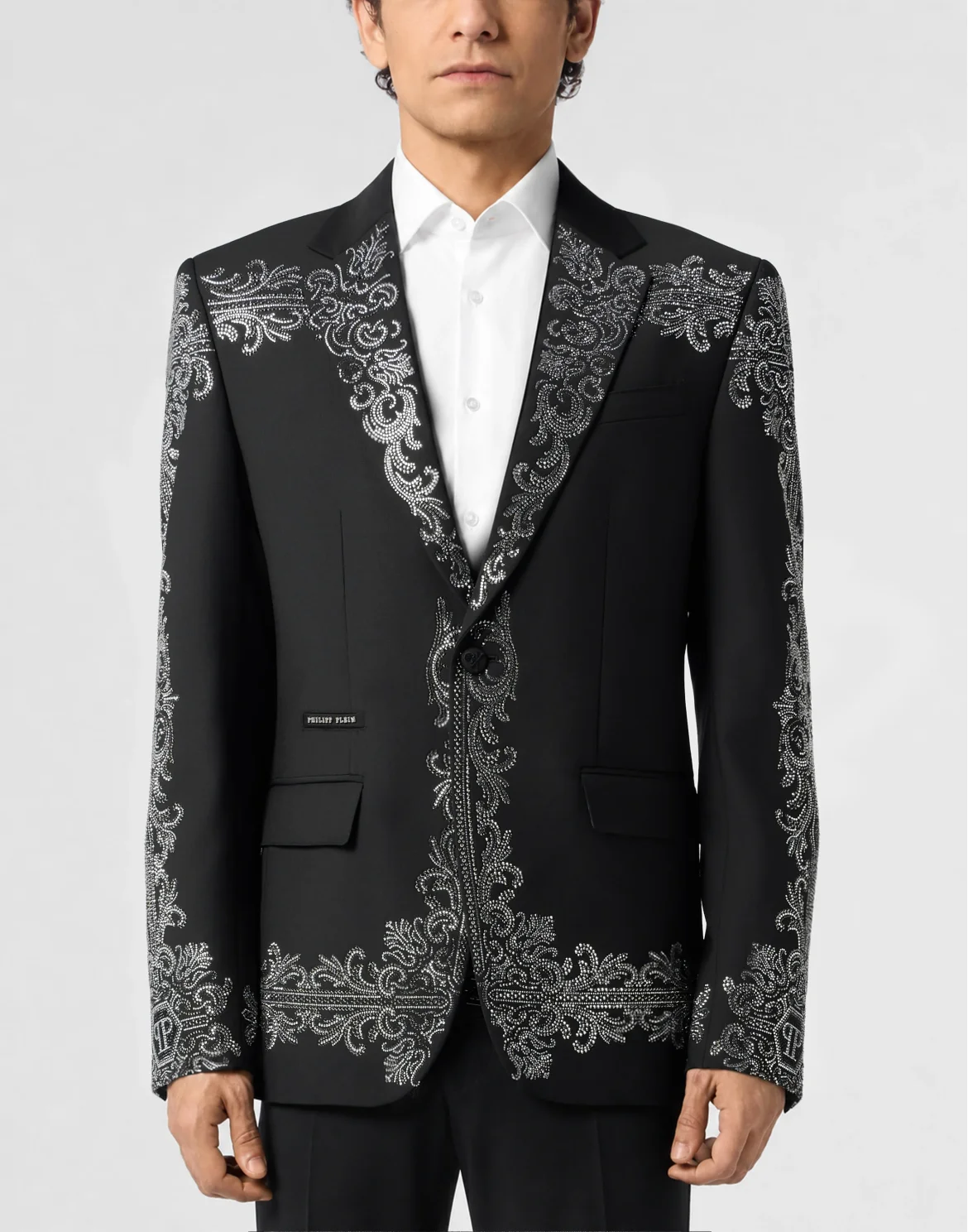 Blazer Baroque Skull Strass, цвет: Черный
